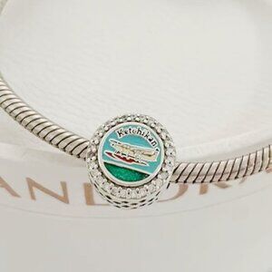 Pandora Ketchikan Travel Alaska Exclusive Dangle Charm My Heart Chicago Pendant